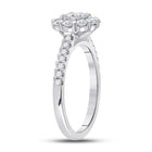 14kt White Gold Eternal Love Diamond Solitaire Bridal Wedding Engagement Ring - Splendid Jewellery