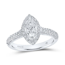 Load image into Gallery viewer, 14kt White Gold Marquise Diamond Splendor Bridal Ring - Splendid Jewellery