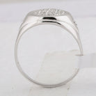 14kt White Gold Men's Oval Cluster Diamond Ring - 1/4 Cttw | Splendid Jewellery - Splendid Jewellery