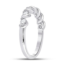 Load image into Gallery viewer, 14kt White Gold Mesmerizing Diamond Band Ring - Second Side View
