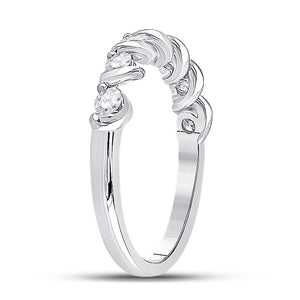 14kt White Gold Mesmerizing Diamond Band Ring - Splendid Jewellery