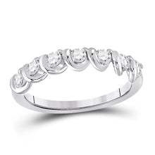 Load image into Gallery viewer, 14kt White Gold Mesmerizing Diamond Band Ring - Splendid Jewellery