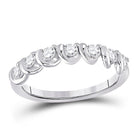 14kt White Gold Mesmerizing Diamond Band Ring - Splendid Jewellery