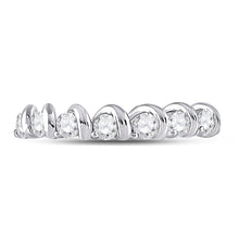 Load image into Gallery viewer, 14kt White Gold Mesmerizing Diamond Band Ring - Splendid Jewellery