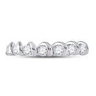 14kt White Gold Mesmerizing Diamond Band Ring - Splendid Jewellery