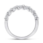 14kt White Gold Mesmerizing Diamond Band Ring - Splendid Jewellery