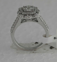 Load image into Gallery viewer, 14kt White Gold Mesmerizing Diamond Cluster Ring - Captivating Brilliance and Elegance - Splendid Jewellery