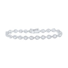 Load image into Gallery viewer, 14kt White Gold Pear Diamond Fashion Bracelet - 3 Carat Total Weight - Splendid Jewellery - Splendid Jewellery