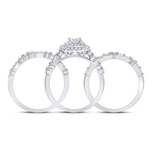 Load image into Gallery viewer, 14kt White Gold Princess Diamond Solitaire Bridal Wedding Engagement Ring - Enchanting Elegance - Second Side View