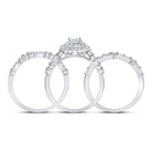 14kt White Gold Princess Diamond Solitaire Bridal Wedding Engagement Ring - Enchanting Elegance - Splendid Jewellery