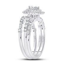 Load image into Gallery viewer, 14kt White Gold Princess Diamond Solitaire Bridal Wedding Engagement Ring - Enchanting Elegance - Splendid Jewellery