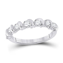 Load image into Gallery viewer, 14kt White Gold Radiant Brilliance Diamond Band - Splendid Jewellery