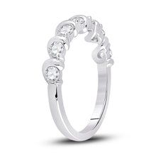 Load image into Gallery viewer, 14kt White Gold Radiant Brilliance Diamond Band - Second Side View