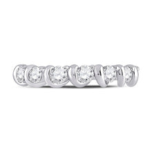Load image into Gallery viewer, 14kt White Gold Radiant Brilliance Diamond Band - Splendid Jewellery
