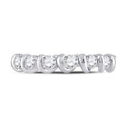 14kt White Gold Radiant Brilliance Diamond Band - Splendid Jewellery
