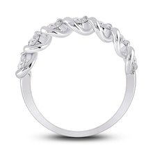 Load image into Gallery viewer, 14kt White Gold Radiant Brilliance Diamond Band - Side View