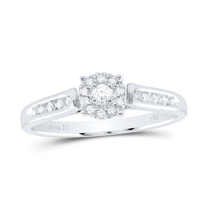 14kt White Gold Radiant Brilliance Diamond Bridal Wedding Ring - Splendid Jewellery