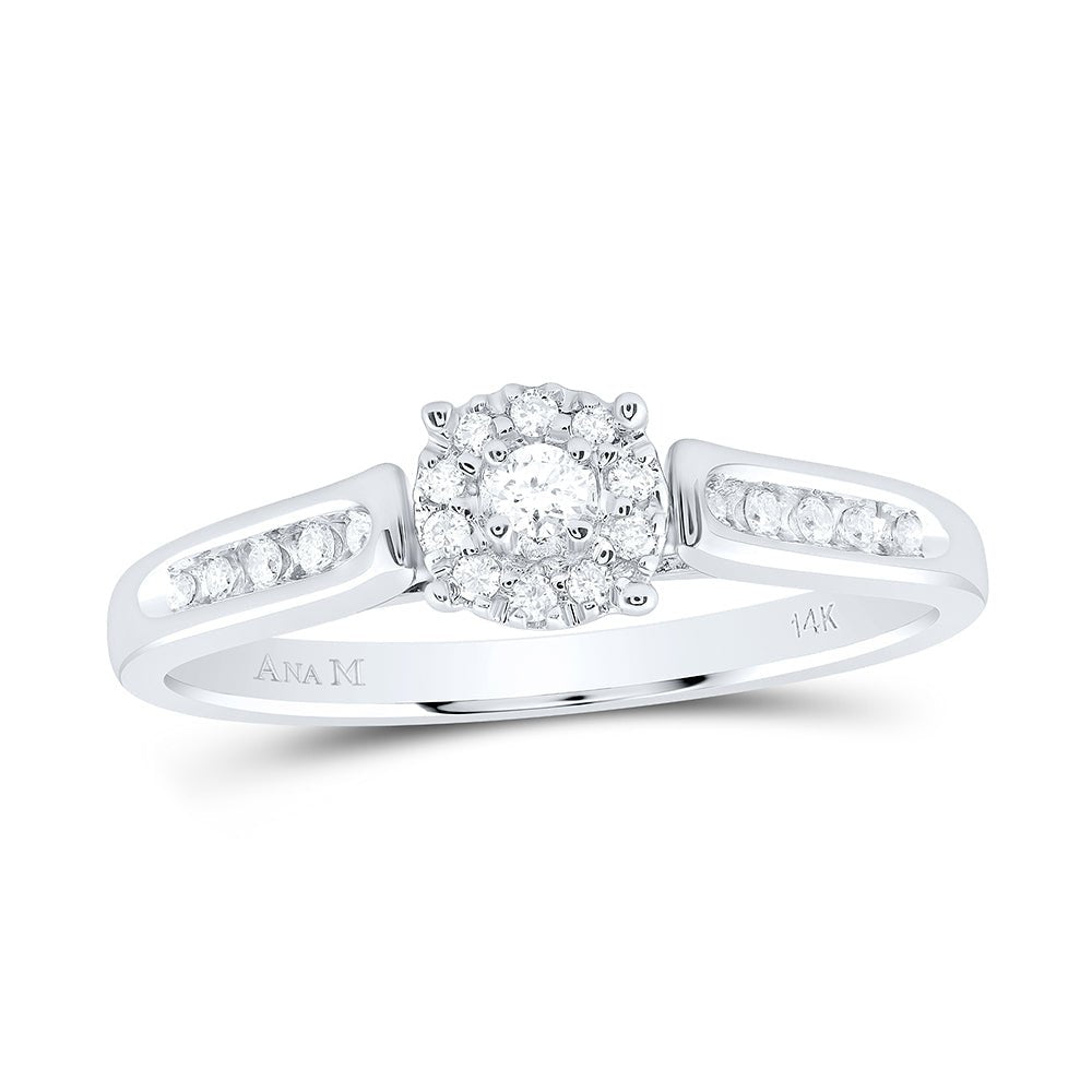 14kt White Gold Radiant Brilliance Diamond Bridal Wedding Ring - Splendid Jewellery