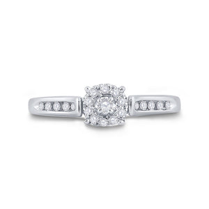 14kt White Gold Radiant Brilliance Diamond Bridal Wedding Ring - Splendid Jewellery