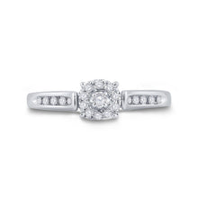 Load image into Gallery viewer, 14kt White Gold Radiant Brilliance Diamond Bridal Wedding Ring - Splendid Jewellery