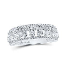 Load image into Gallery viewer, 14kt White Gold Radiant Diamond Band: A Captivating Masterpiece by Splendid Jewellery - Splendid Jewellery