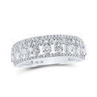 14kt White Gold Radiant Diamond Band: A Captivating Masterpiece by Splendid Jewellery - Splendid Jewellery