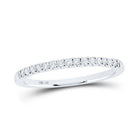 14kt White Gold Radiant Diamond Band Ring: A Captivating Sparkle of Elegance - Splendid Jewellery
