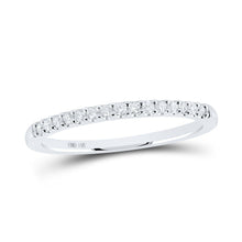 Load image into Gallery viewer, 14kt White Gold Radiant Diamond Band Ring: A Captivating Sparkle of Elegance - Splendid Jewellery