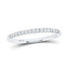 14kt White Gold Radiant Diamond Band Ring: A Captivating Sparkle of Elegance - Splendid Jewellery