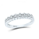 14kt White Gold Radiant Diamond Band Ring - A Dazzling Testament to Elegance and Brilliance - Splendid Jewellery