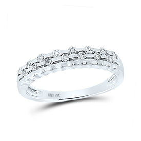 14kt White Gold Radiant Diamond Band Ring - A Dazzling Testament to Elegance and Brilliance - Splendid Jewellery