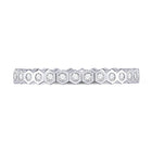 14kt White Gold Radiant Diamond Band Ring | Splendid Jewellery - Splendid Jewellery