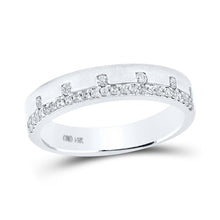 Load image into Gallery viewer, 14kt White Gold Radiant Diamond Band Ring | Splendid Jewellery - Splendid Jewellery