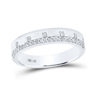 14kt White Gold Radiant Diamond Band Ring | Splendid Jewellery - Splendid Jewellery