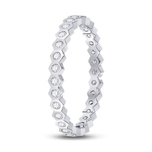 Load image into Gallery viewer, 14kt White Gold Radiant Diamond Band Ring | Splendid Jewellery - Splendid Jewellery
