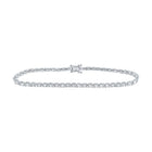 14kt White Gold Radiant Diamond Tennis Bracelet - 2 Carat Total Weight - Splendid Jewellery - Splendid Jewellery