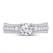 Load image into Gallery viewer, 14kt White Gold Round Diamond Solitaire Bridal Wedding Engagement Ring 1 - 1/3 Cttw | Radiant Love Collection - Splendid Jewellery