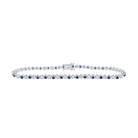 14kt White Gold Round White Sapphire Diamond Tennis Bracelet - 2 - 1/3 Cttw | Splendid Jewellery - Splendid Jewellery