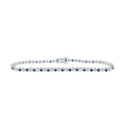 14kt White Gold Round White Sapphire Diamond Tennis Bracelet - 2 - 1/3 Cttw | Splendid Jewellery - Splendid Jewellery