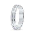 14kt White Gold Scattered Diamond Elegance Band - Splendid Jewellery