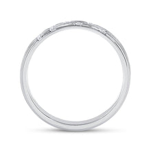 Load image into Gallery viewer, 14kt White Gold Scattered Diamond Elegance Band - Splendid Jewellery