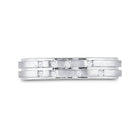 14kt White Gold Scattered Diamond Elegance Band - Splendid Jewellery