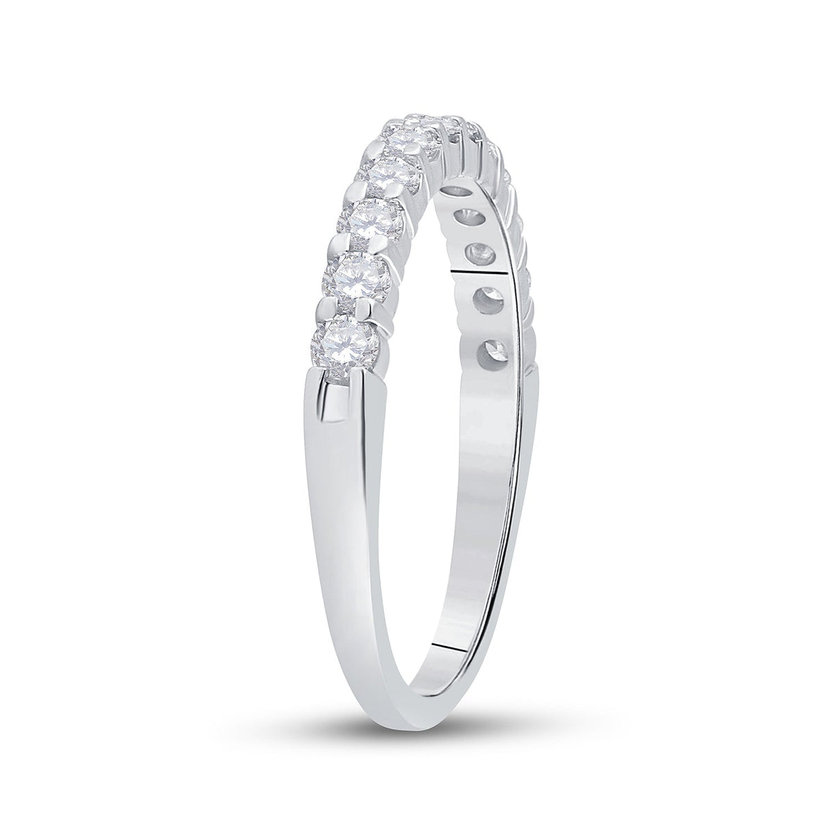 14kt White Gold Sparkling Diamond Band: A Timeless Symbol of Elegance and Style - Splendid Jewellery