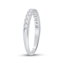 Load image into Gallery viewer, 14kt White Gold Sparkling Diamond Band: A Timeless Symbol of Elegance and Style - Splendid Jewellery