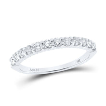 Load image into Gallery viewer, 14kt White Gold Sparkling Diamond Band: A Timeless Symbol of Elegance and Style - Splendid Jewellery