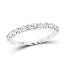 14kt White Gold Sparkling Diamond Band: A Timeless Symbol of Elegance and Style - Splendid Jewellery