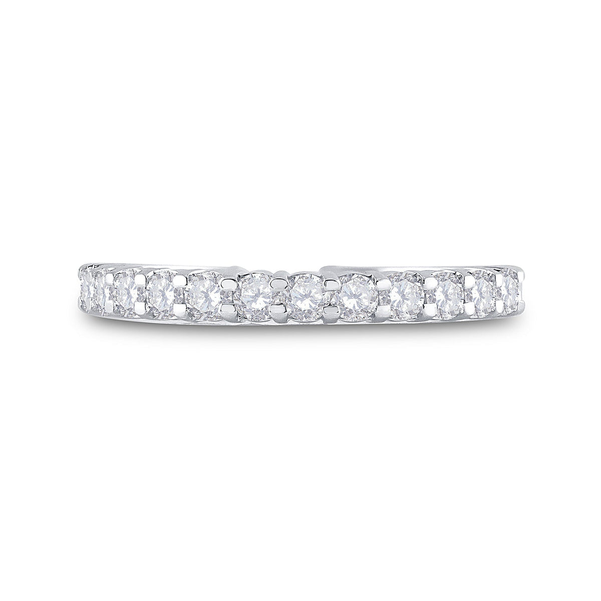 14kt White Gold Sparkling Diamond Band: A Timeless Symbol of Elegance and Style - Splendid Jewellery