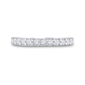 14kt White Gold Sparkling Diamond Band: A Timeless Symbol of Elegance and Style - Splendid Jewellery