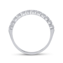 Load image into Gallery viewer, 14kt White Gold Sparkling Diamond Band: A Timeless Symbol of Elegance and Style - Splendid Jewellery