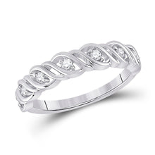Load image into Gallery viewer, 14kt White Gold Sparkling Diamond Band Ring: A Timeless Masterpiece of Elegance - Splendid Jewellery